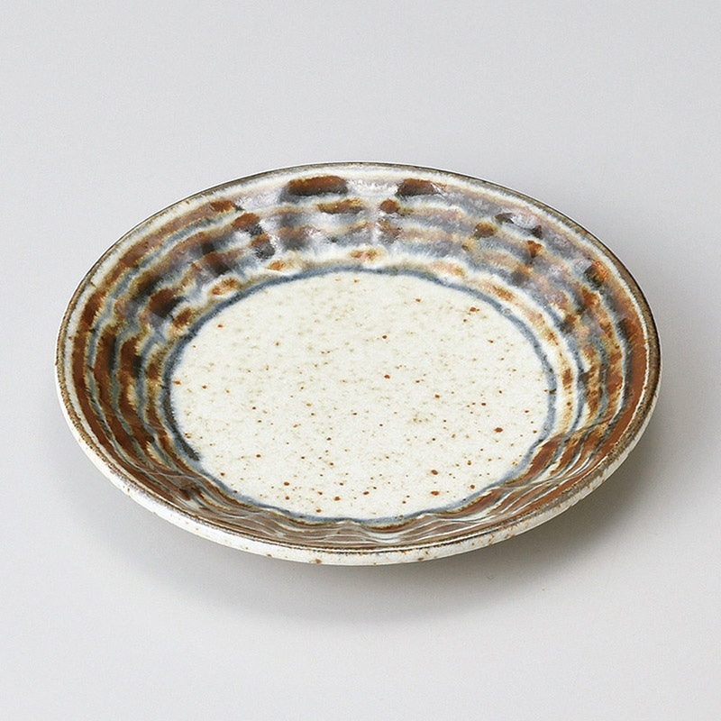 山万 30421-100 線筋しのぎ型4.5皿 1個（ご注文単位1個）【直送品】