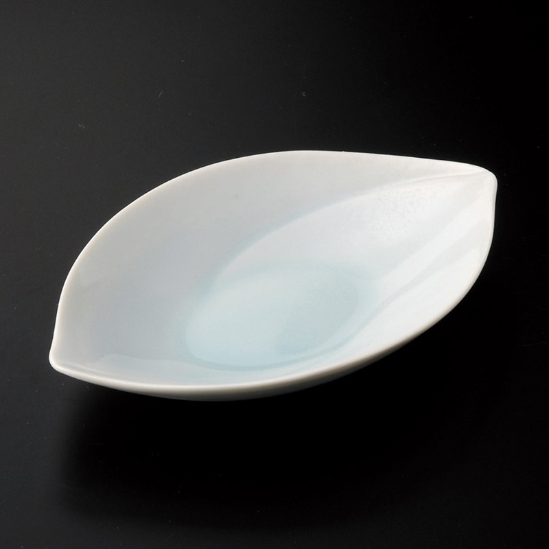 山万 30713-230 青白磁しずくフルーツ皿 1個（ご注文単位1個）【直送品】