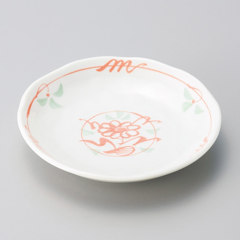 山万 30940-200 赤絵紋三五皿 1個（ご注文単位1個）【直送品】