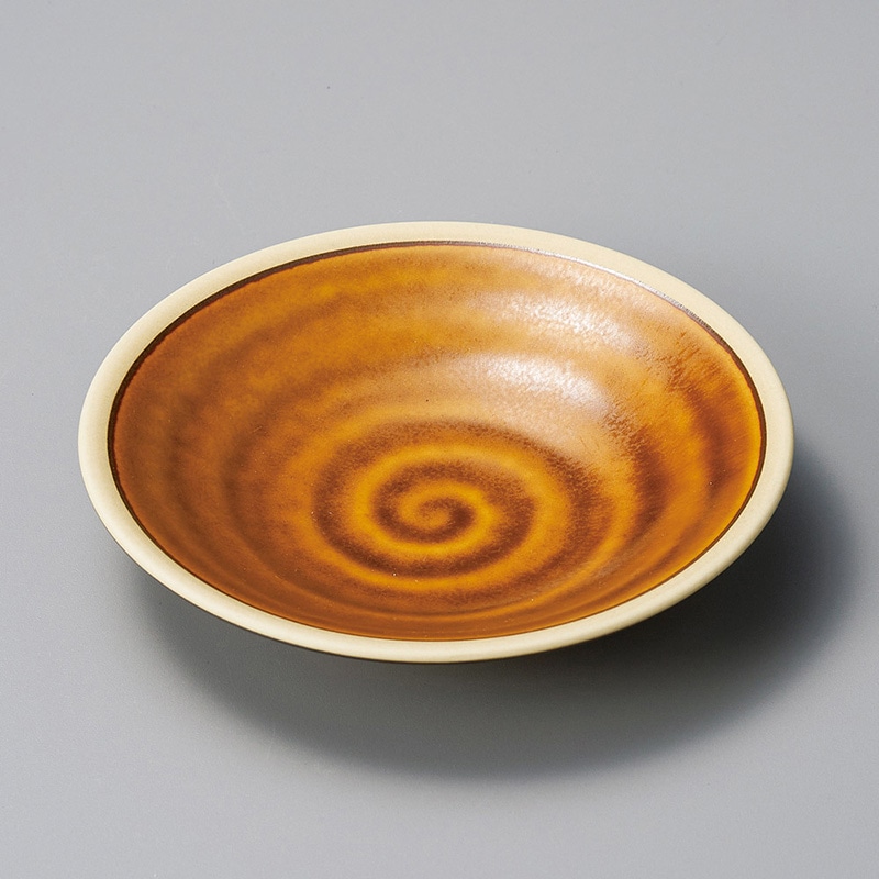 山万 30923-570 カラメル12cm深皿 1個（ご注文単位1個）【直送品】