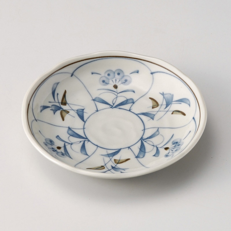 山万 31019-180 草花4.0皿 1個（ご注文単位1個）【直送品】