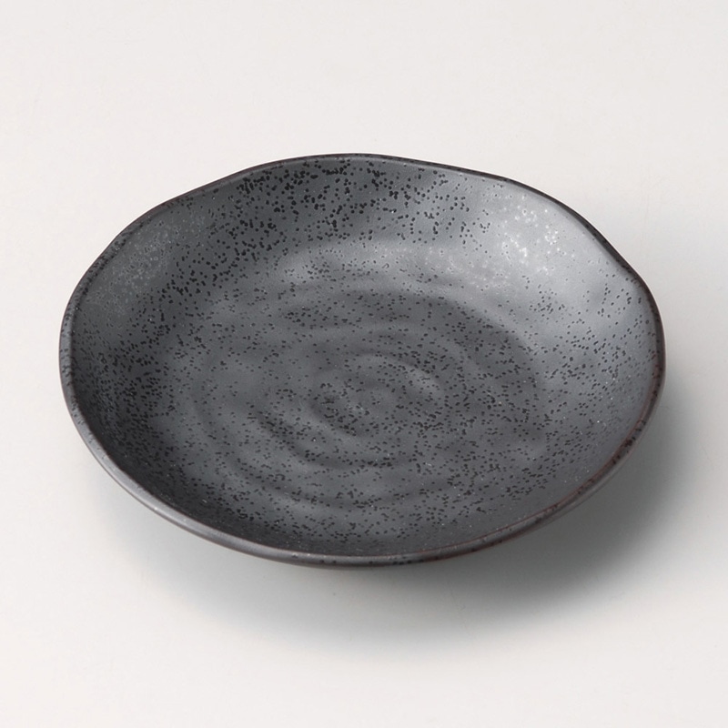 山万 31022-170 いぶし鉄黒4.0皿 1個（ご注文単位1個）【直送品】