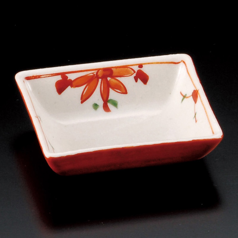 山万 31106-570 赤絵長角深皿 万暦 1個（ご注文単位1個）【直送品】