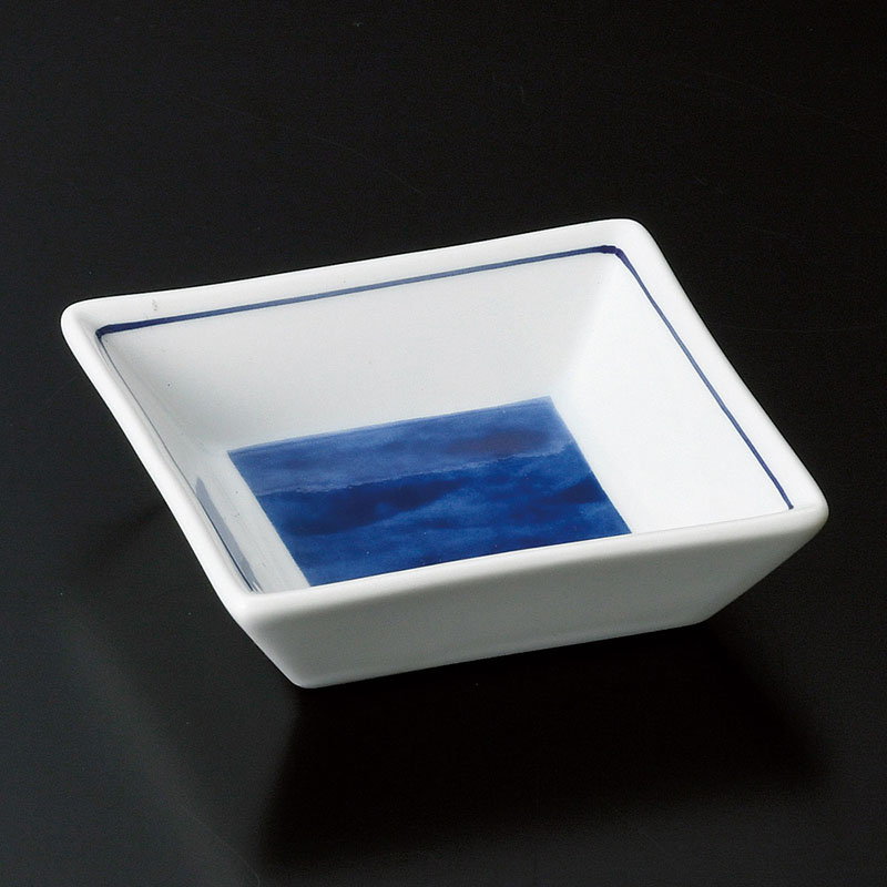 山万 31104-430 ゴスダミ角小皿 1個（ご注文単位1個）【直送品】