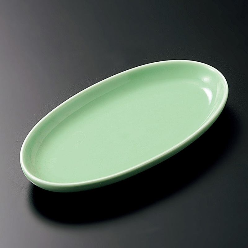 山万 31204-430 ヒワ楕円小皿 1個（ご注文単位1個）【直送品】