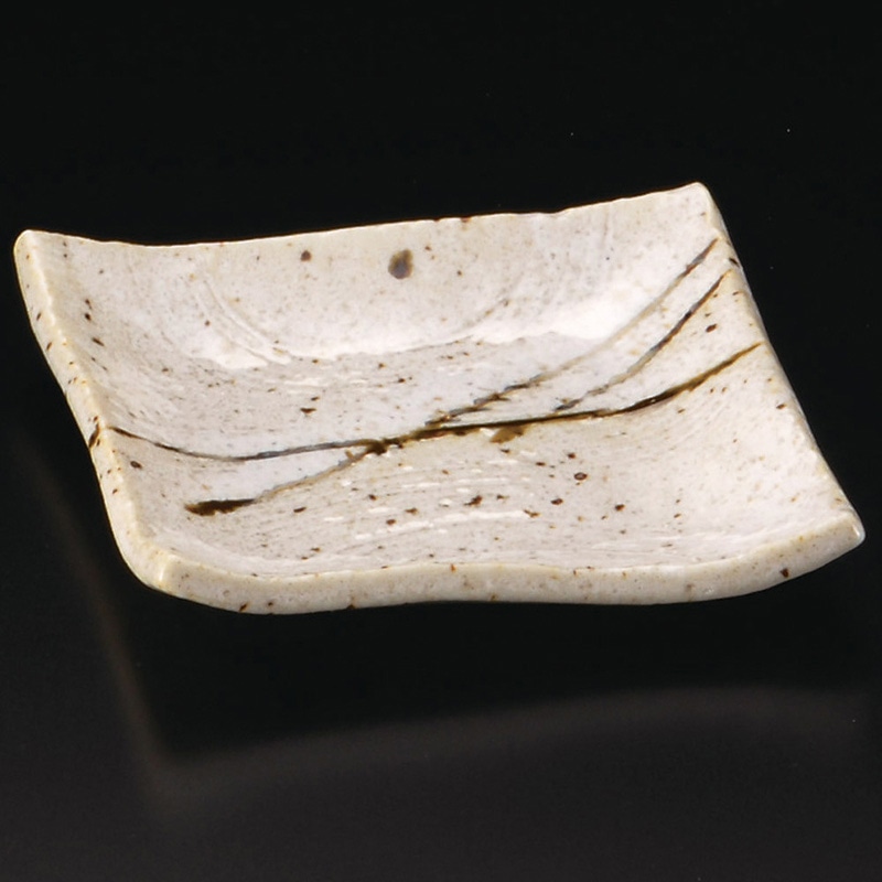 山万 31129-450 くし目アメハケ小皿 1個（ご注文単位1個）【直送品】