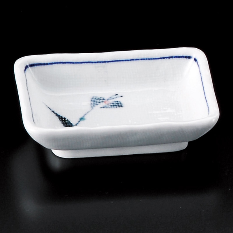 山万 31233-550 布目小花角小皿 1個（ご注文単位1個）【直送品】