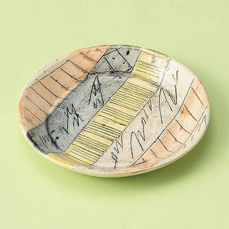 山万 31309-510 色彩十草小皿 1個（ご注文単位1個）【直送品】