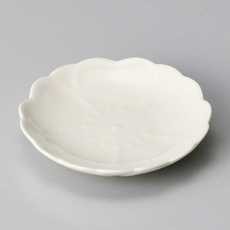 山万 31313-730 さくら小皿(黄釉)(有田焼) 1個（ご注文単位1個）【直送品】