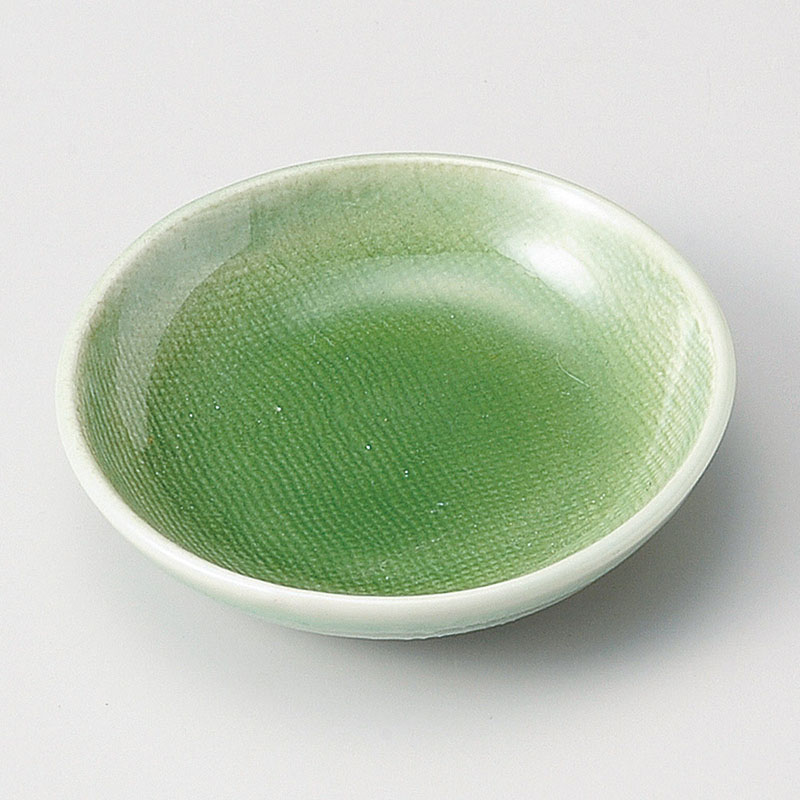 山万 31424-580 緑青磁3.0丸皿 1個（ご注文単位1個）【直送品】