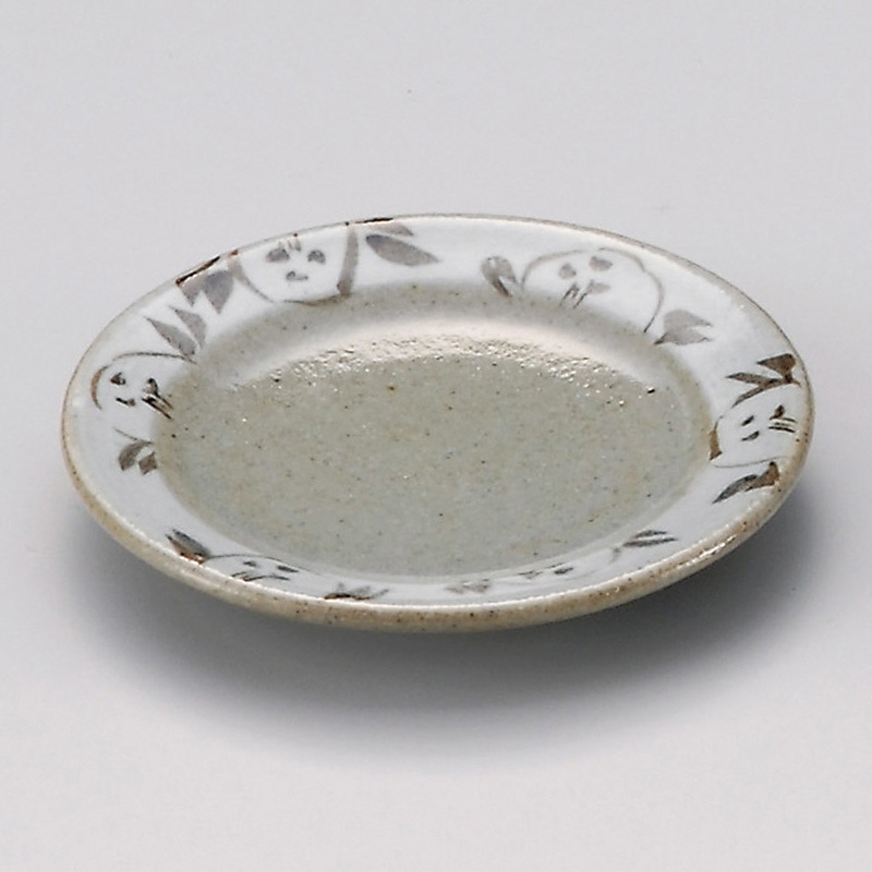 山万 31425-580 唐津椿3.0丸皿 1個（ご注文単位1個）【直送品】