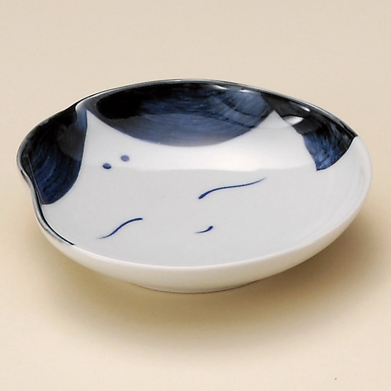 山万 31431-730 お福さん小皿(有田焼) 1個（ご注文単位1個）【直送品】