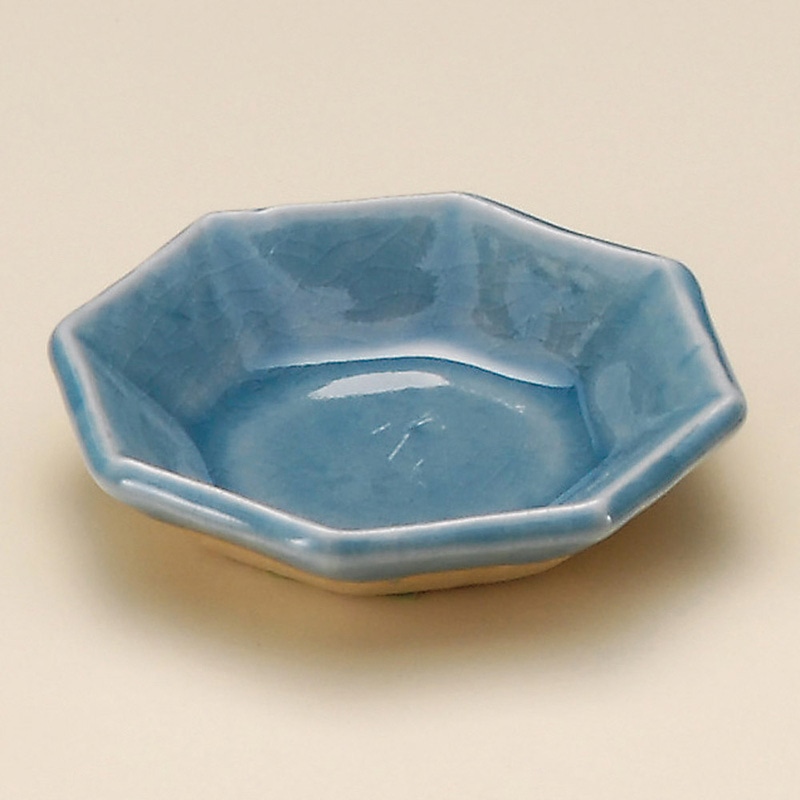 山万 31423-570 青磁八角小皿 1個（ご注文単位1個）【直送品】