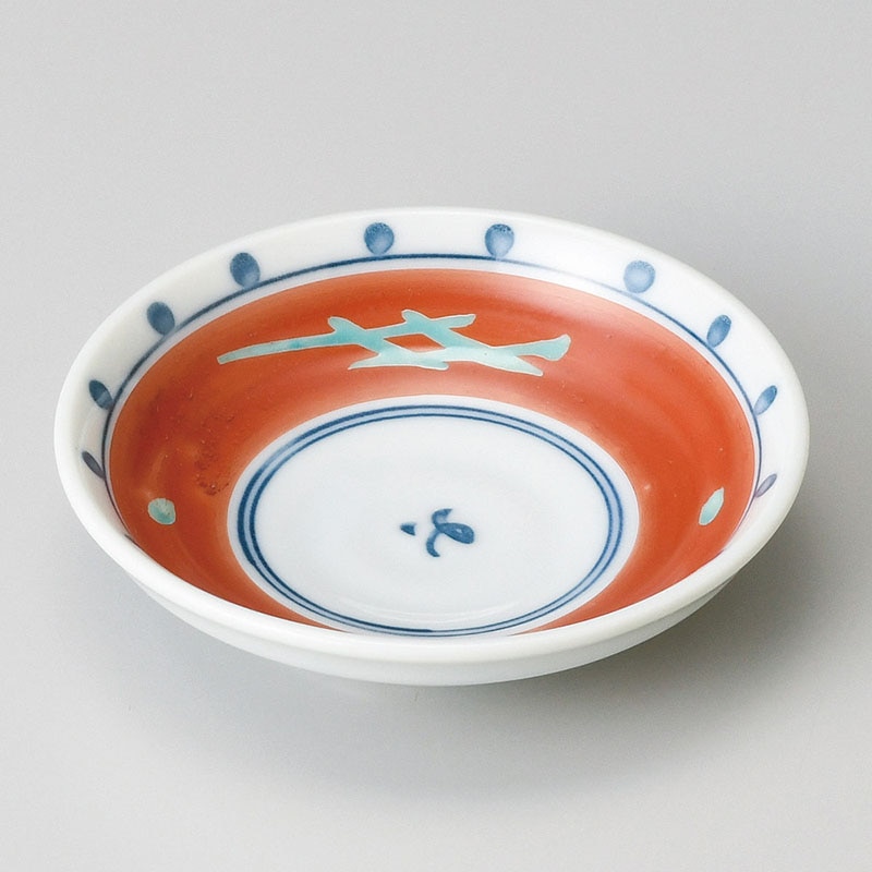 山万 31434-440 錦朱巻3.0皿 1個（ご注文単位1個）【直送品】