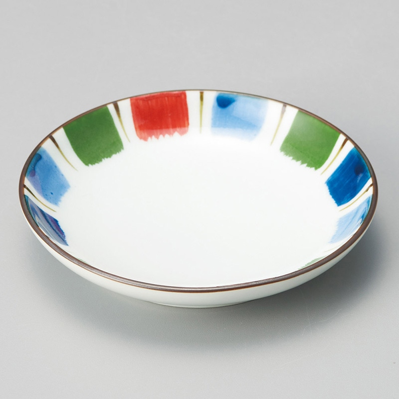 山万 31513-730 いろえ帯3号皿(有田焼) 1個（ご注文単位1個）【直送品】