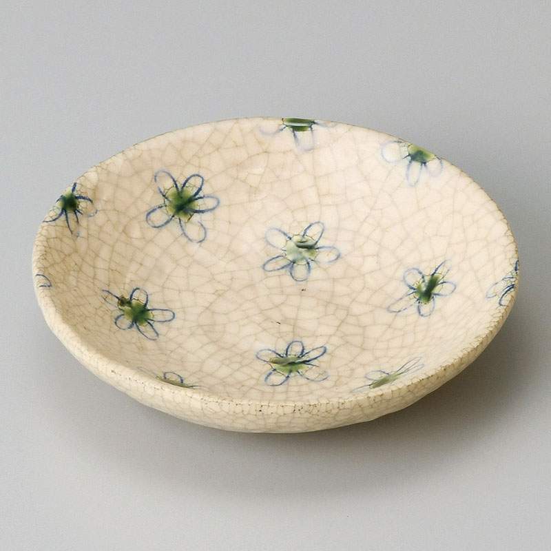山万 31521-510 織部花墨貫入小皿 1個（ご注文単位1個）【直送品】
