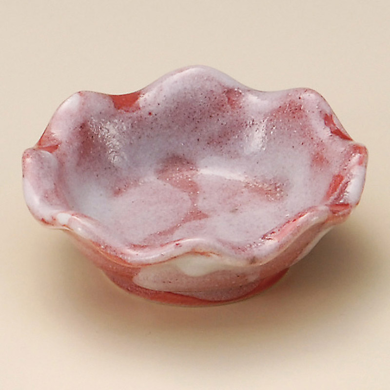 山万 31533-030 赤彩花シリーズ花型千代久 1個（ご注文単位1個）【直送品】