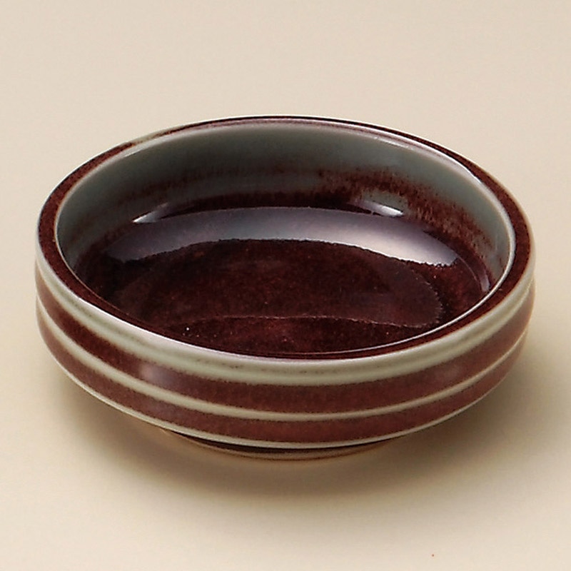 山万 31517-230 辰砂切立削り小皿 1個（ご注文単位1個）【直送品】