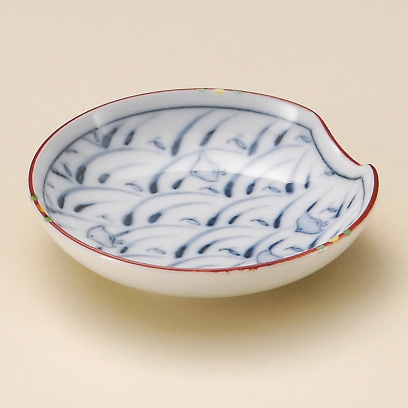 山万 31720-290 錦千鳥はしおき小皿 1個（ご注文単位1個）【直送品】