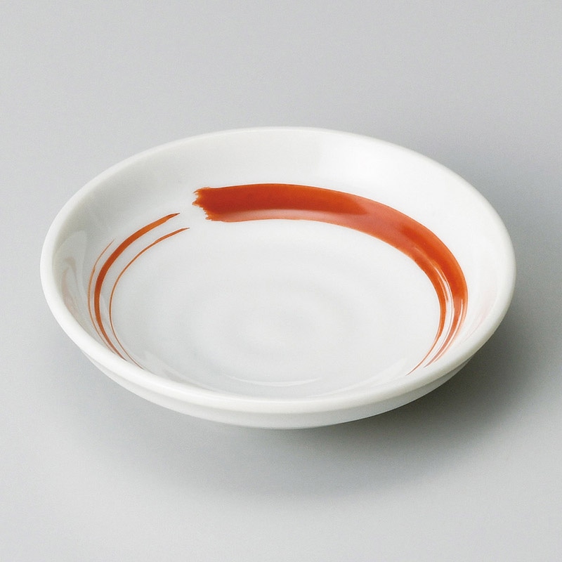 山万 31804-290 赤刷毛六兵衛3.0皿 1個(ご注文単位1個)【直送品】