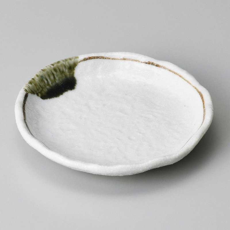 山万 31713-510 志野ライン35足付皿 1個(ご注文単位1個)【直送品】