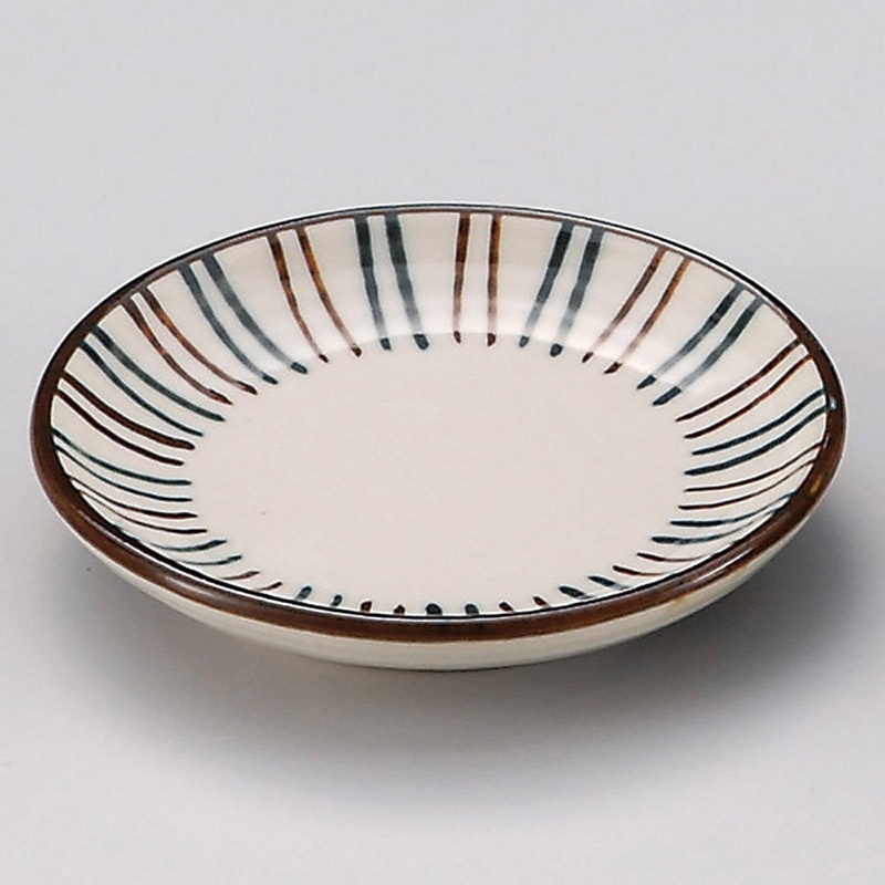 山万 31716-570 二色十草小皿 1個(ご注文単位1個)【直送品】