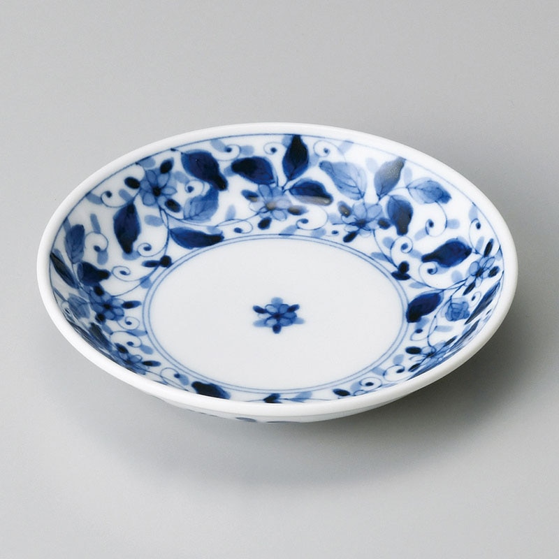 山万 31730-190 染付彩華3.5皿 1個(ご注文単位1個)【直送品】