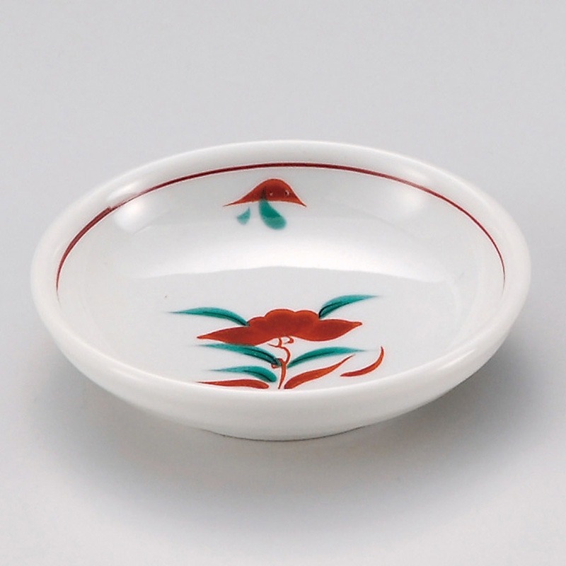 山万 31803-020 赤野花3.2深皿 1個(ご注文単位1個)【直送品】