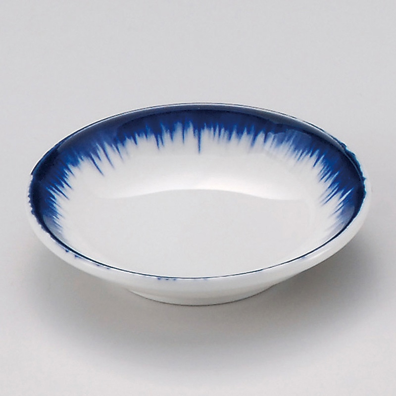 山万 32029-200 ルリハケメ玉渕2.8皿 1個（ご注文単位1個）【直送品】