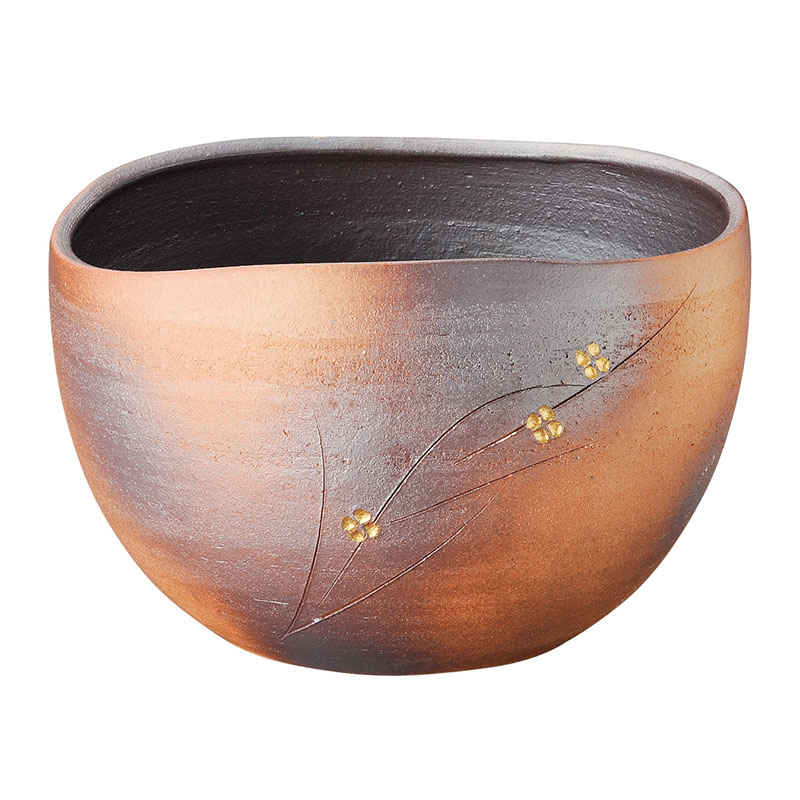 山万 32404-660 火色小花ワインクーラー(信楽焼 1個(ご注文単位1個)【直送品】