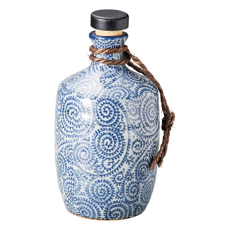 山万 32502-460 古染蛸唐草5号ボトル 1個（ご注文単位1個）【直送品】