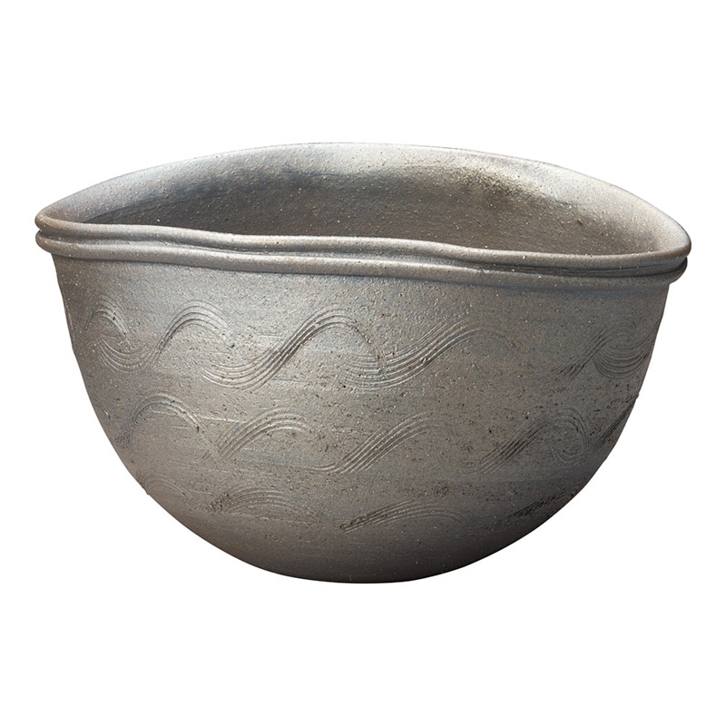 山万 32407-660 炭化ワインクーラー(信楽焼) 1個(ご注文単位1個)【直送品】