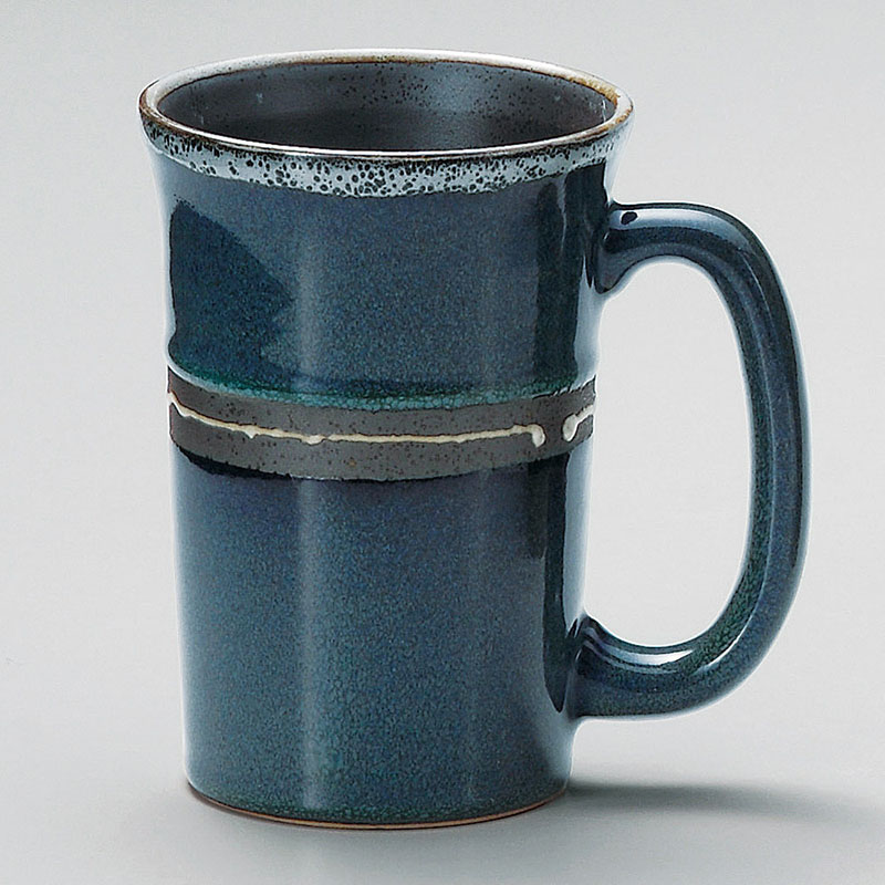 山万 32311-450 青均窯ジョッキ 1個（ご注文単位1個）【直送品】