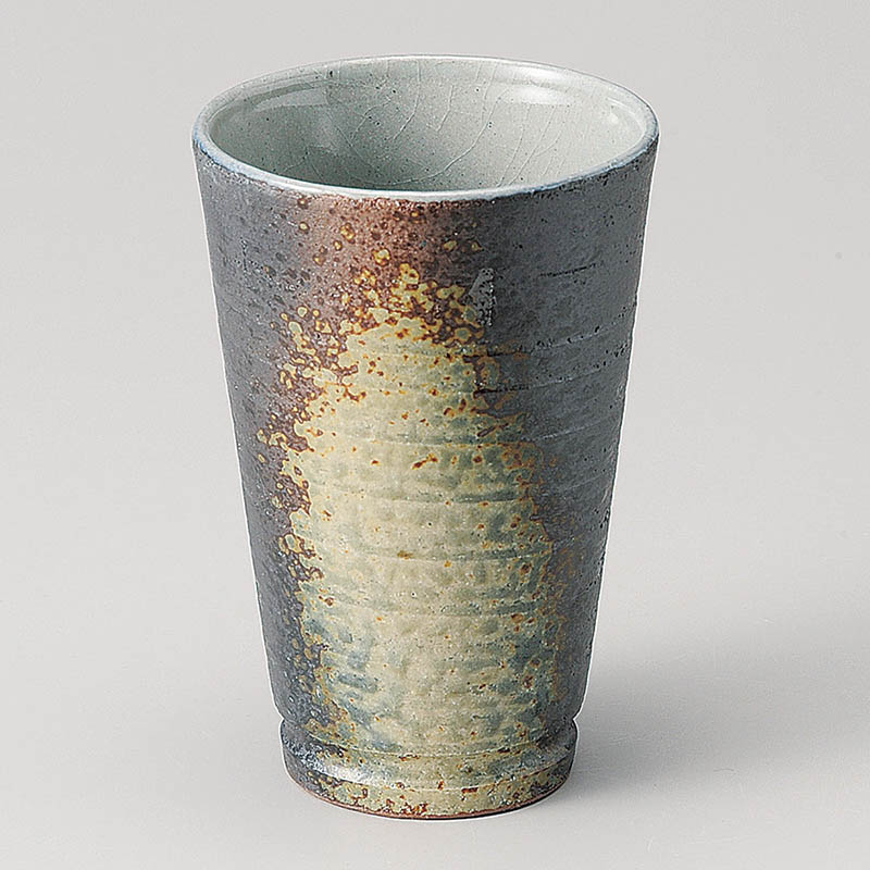 山万 32621-650 備前風フリーカップ 大 萬古焼 1個（ご注文単位1個）【直送品】