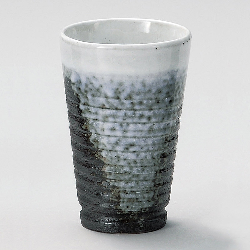 山万 32622-650 白流しフリーカップ 大 萬古焼 1個（ご注文単位1個）【直送品】