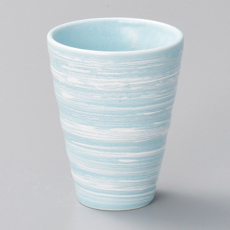 山万 32807-020 水色しぶきリップルフリーカップ 1個（ご注文単位1個）【直送品】