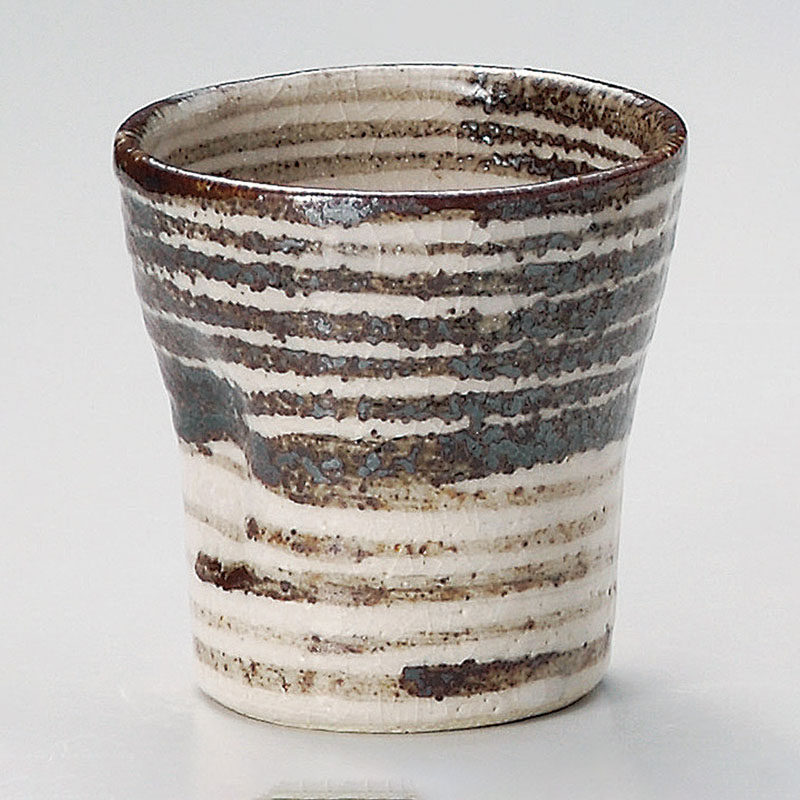 山万 32701-510 鼠志野こま筋カップ 1個（ご注文単位1個）【直送品】