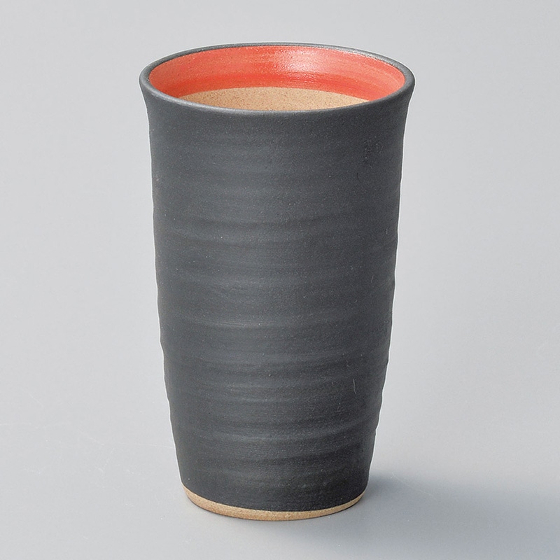 山万 32726-550 黒塗内朱フリーカップ 1個（ご注文単位1個）【直送品】