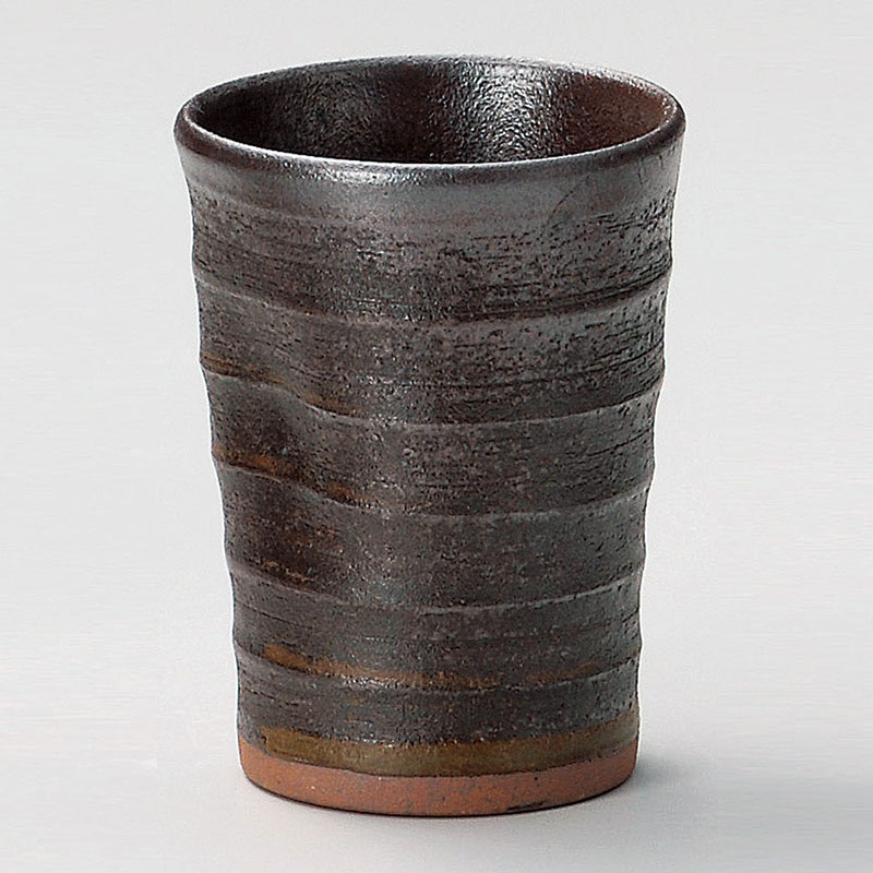 山万 32723-510 鉄釉フリーカップ 小 1個(ご注文単位1個)【直送品】