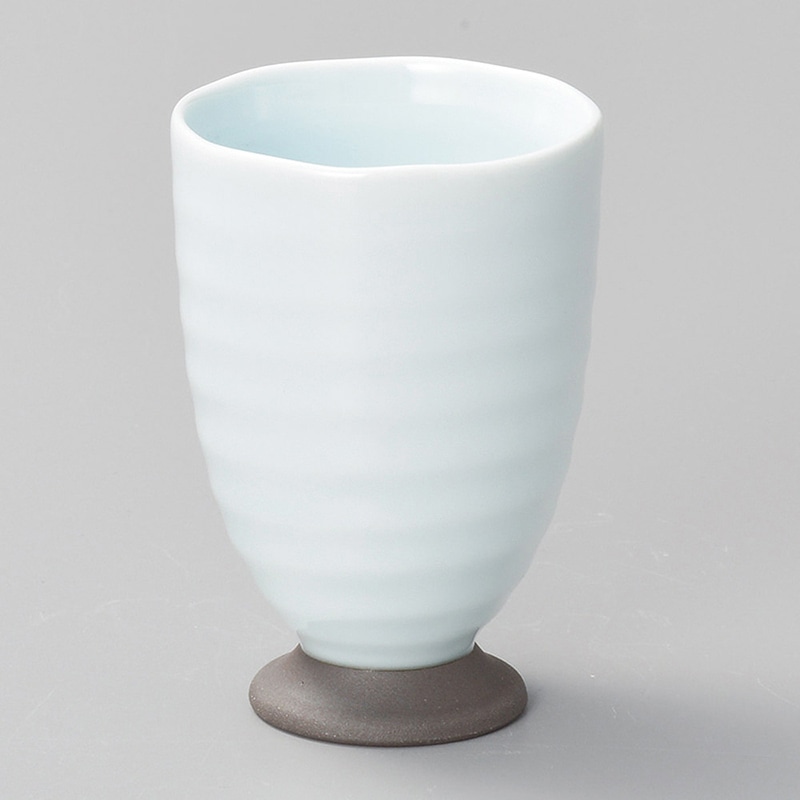 山万 32823-130 青磁高台フリーカップ 1個(ご注文単位1個)【直送品】