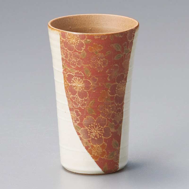 山万 32725-290 花柄美増し 白フリーカップ 1個（ご注文単位1個）【直送品】