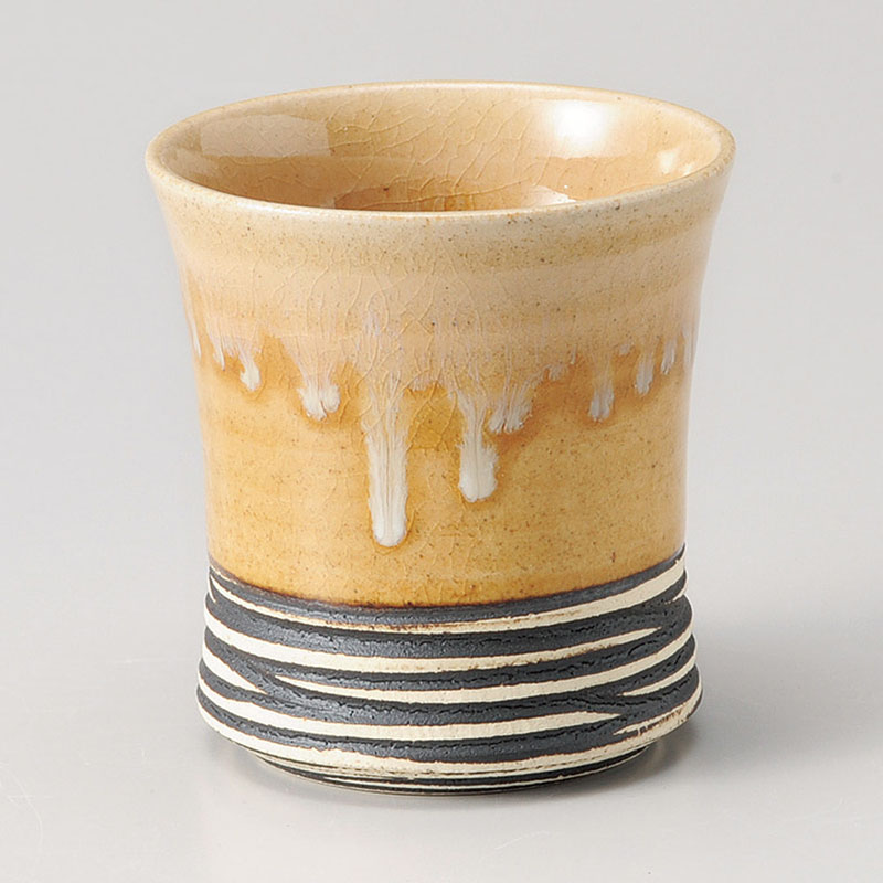 山万 33109-170 栗毛釉窯変ぐいっと焼酎カップ 1個(ご注文単位1個)【直送品】