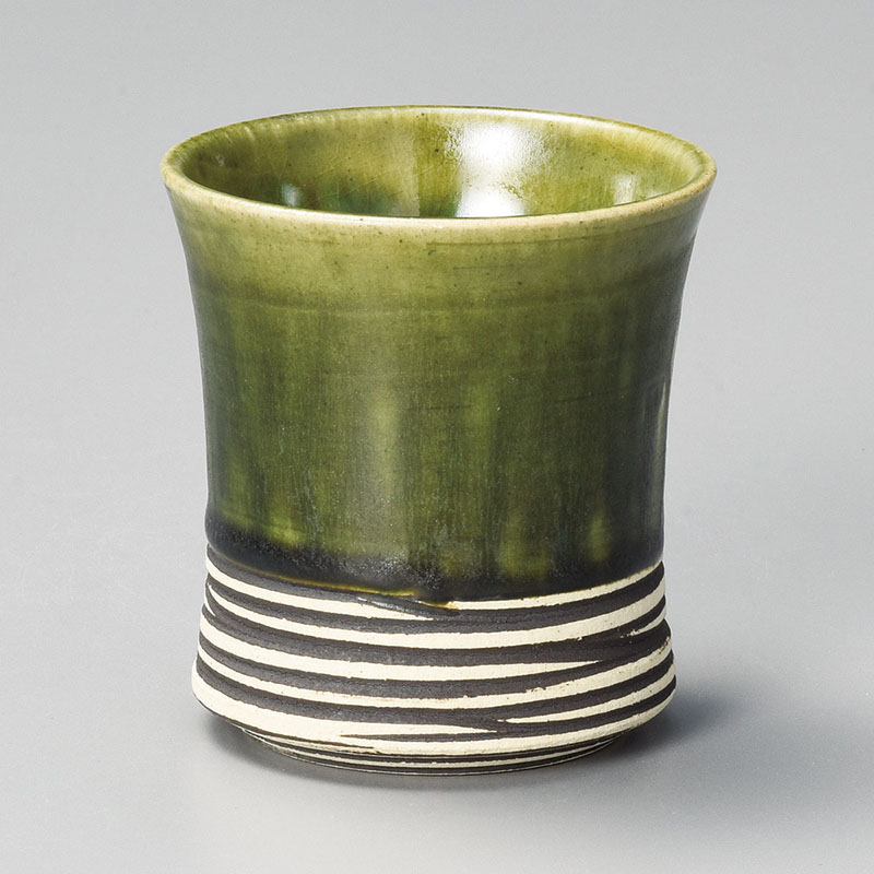 山万 33111-170 織部ぐいっと焼酎カップ 1個（ご注文単位1個）【直送品】