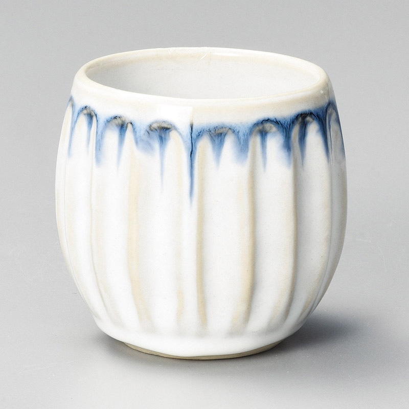 山万 33113-440 削ぎ青流し焼酎カップ 1個(ご注文単位1個)【直送品】