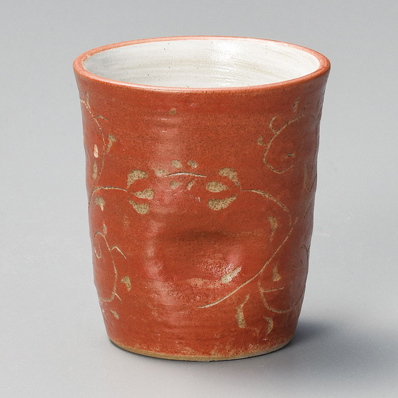 山万 33126-570 手彫唐草ロック(赤) 1個(ご注文単位1個)【直送品】