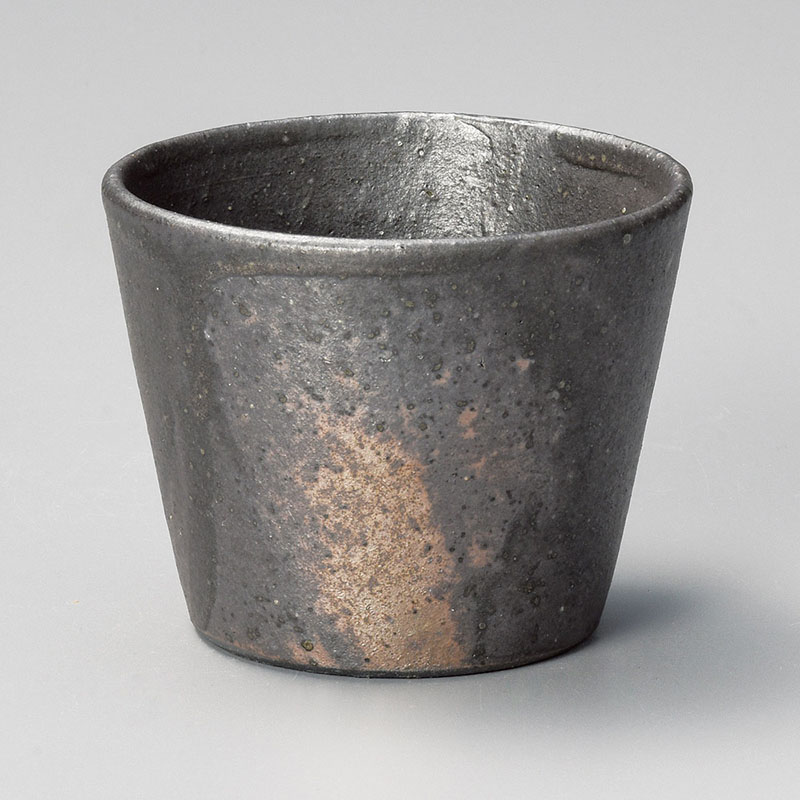 山万 33309-660 窯変焼酎カップ(信楽焼) 1個（ご注文単位1個）【直送品】