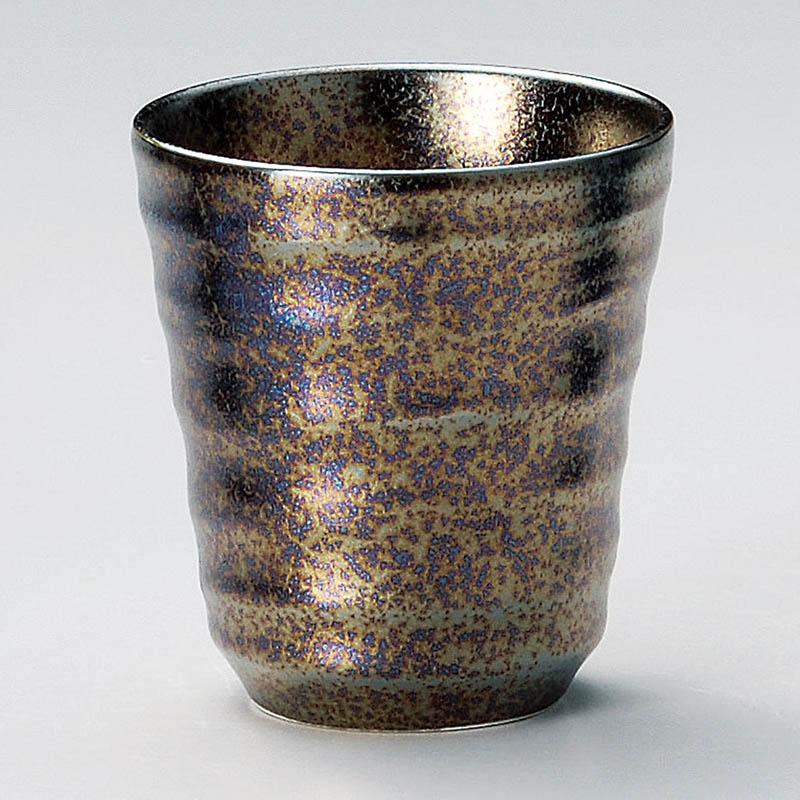 山万 33315-460 虹彩黒フリーカップ 1個（ご注文単位1個）【直送品】