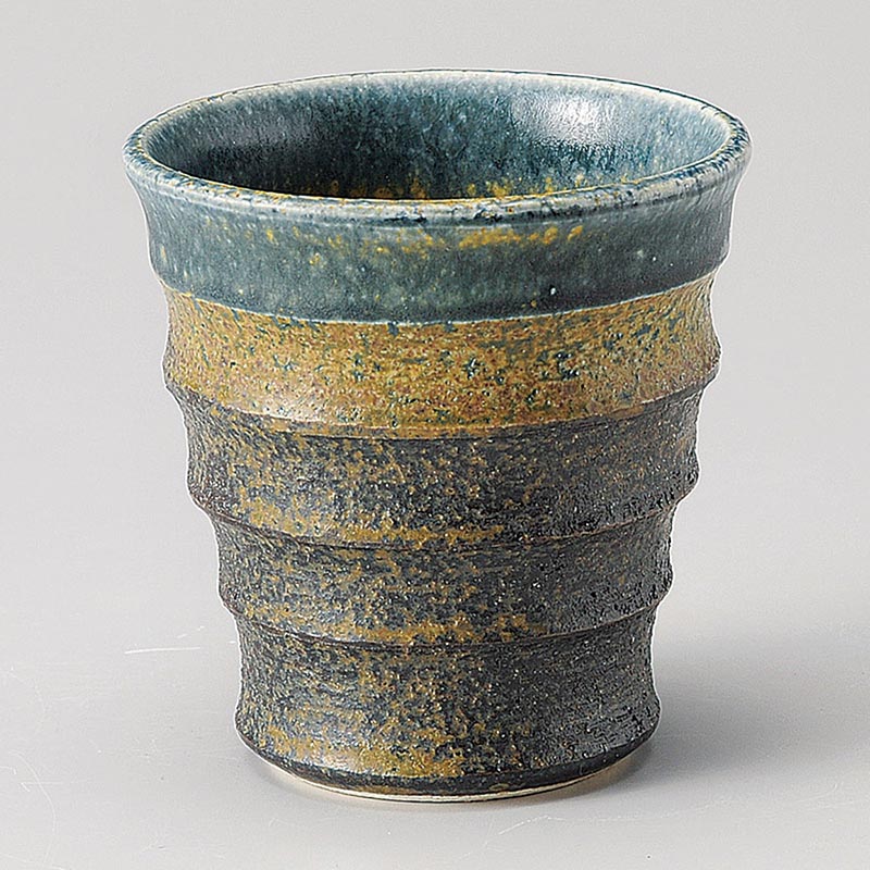 山万 33324-550 窯変イラボ削りロックカップ 1個（ご注文単位1個）【直送品】