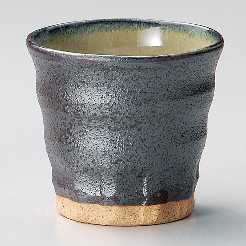 山万 33135-570 黒萩焼酎カップ 1個（ご注文単位1個）【直送品】