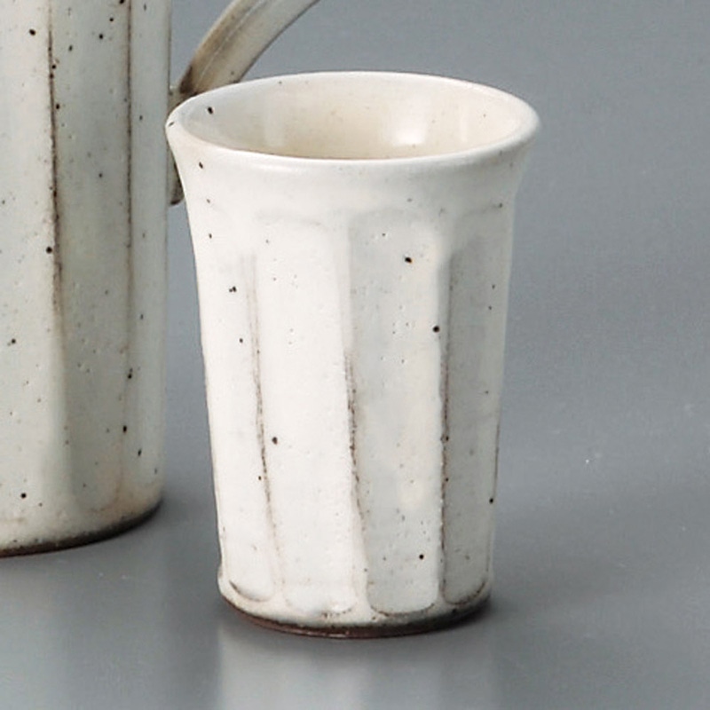 山万 33426-330 粉引面取ぐい呑(小) 1個(ご注文単位1個)【直送品】